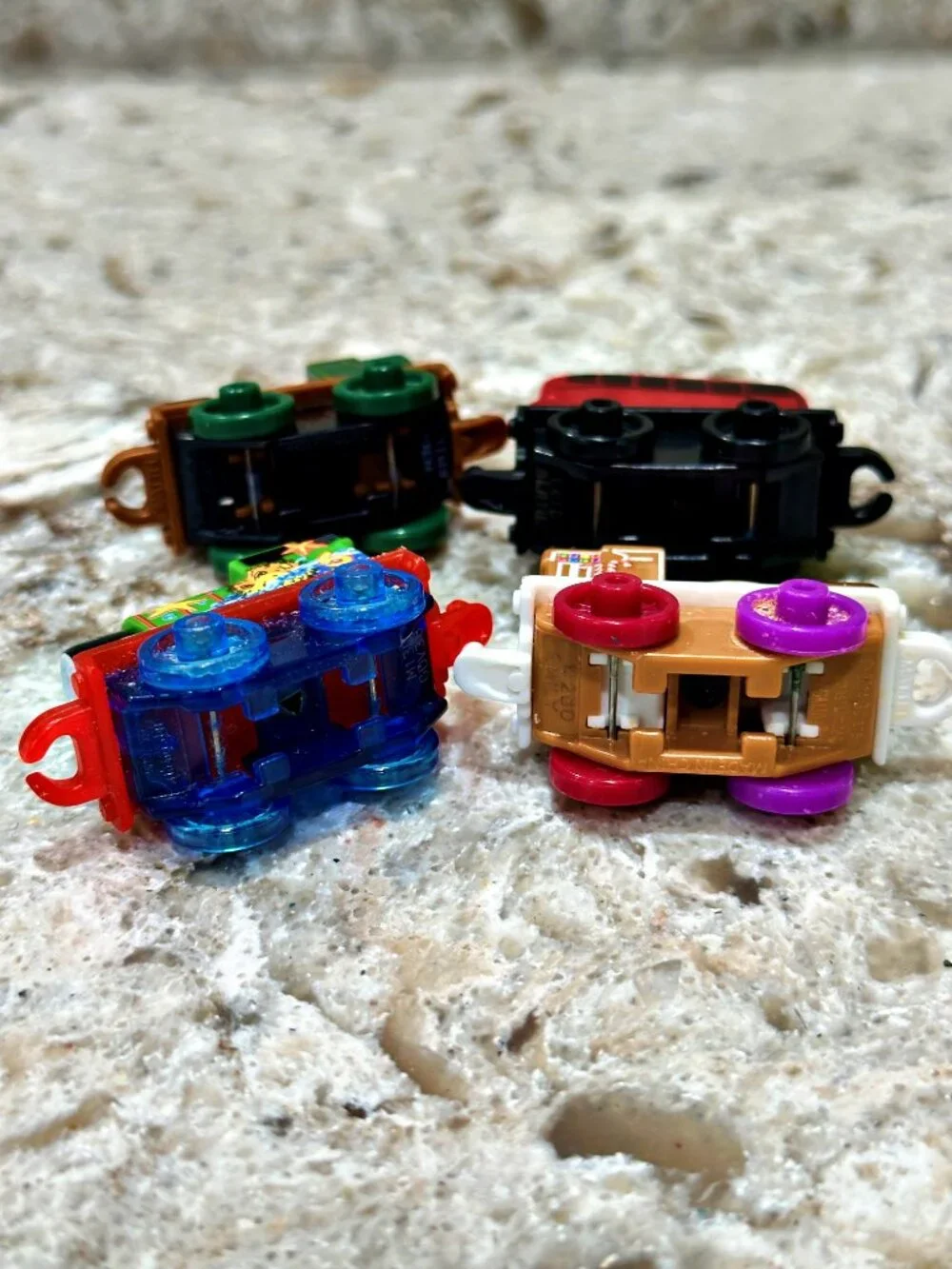 Thomas & Friends Mini Trains Lot of 4 Percy Bertie Bus Emily Sweets and Weighted